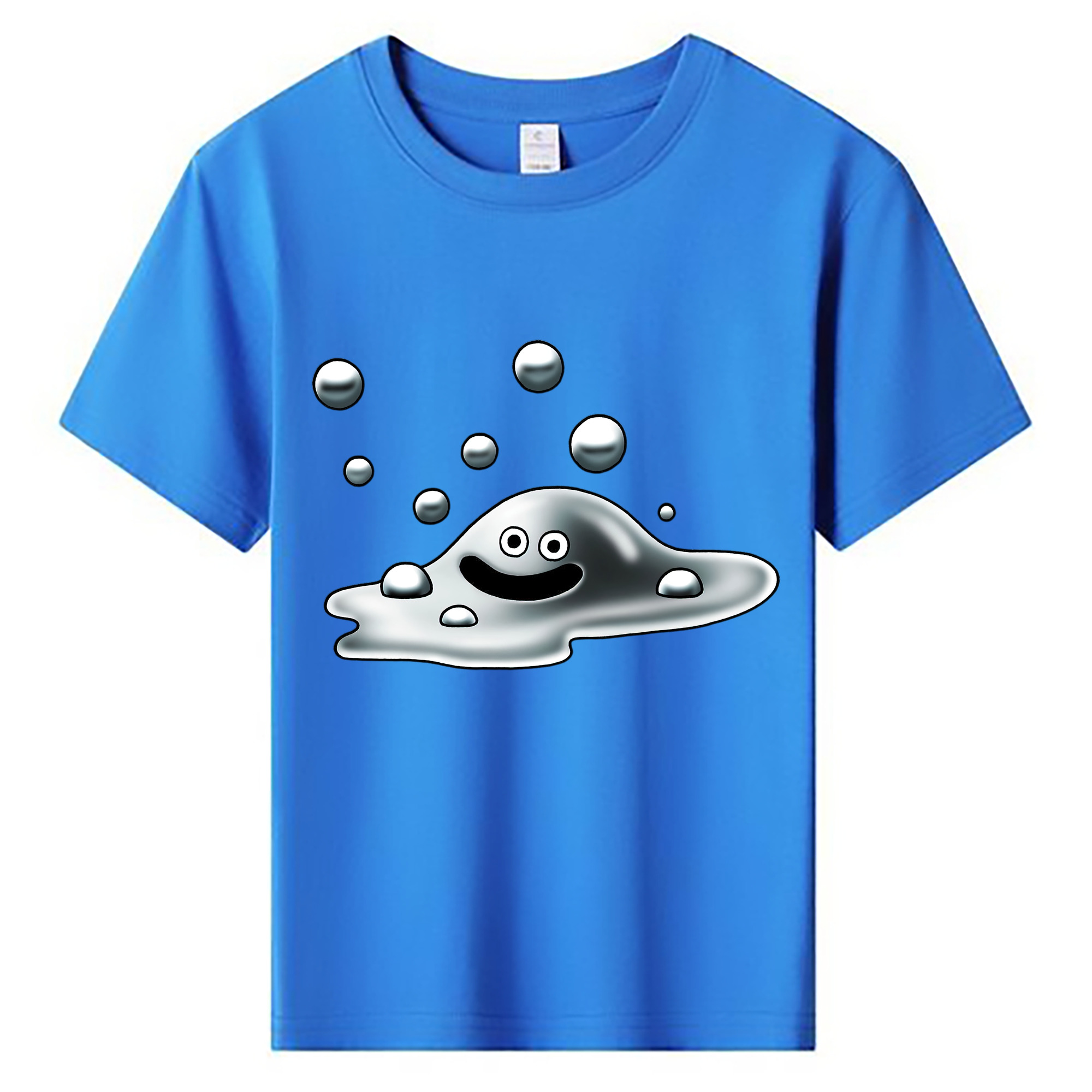 （画像用） ドラゴンクエスト Doragon Kuesuto Dragon Quest 綿100％キッズTシャツ（フロントプリント）